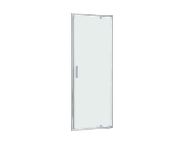 Porte de douche pivotante 80 cm verre dépoli - Brico Dépôt