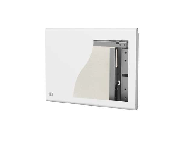 Radiateur électrique à inertie sèche cœur de céramique blanc "Loxy" 2000 W - Brico Dépôt