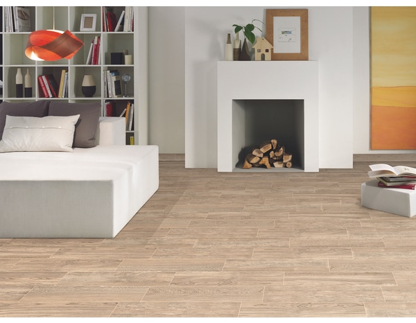 Carrelage de sol intérieur parquet beige 1,62 m² - Brico Dépôt