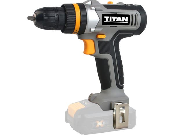 Perceuse visseuse 18 V + 13 accessoires - Titan - Brico Dépôt