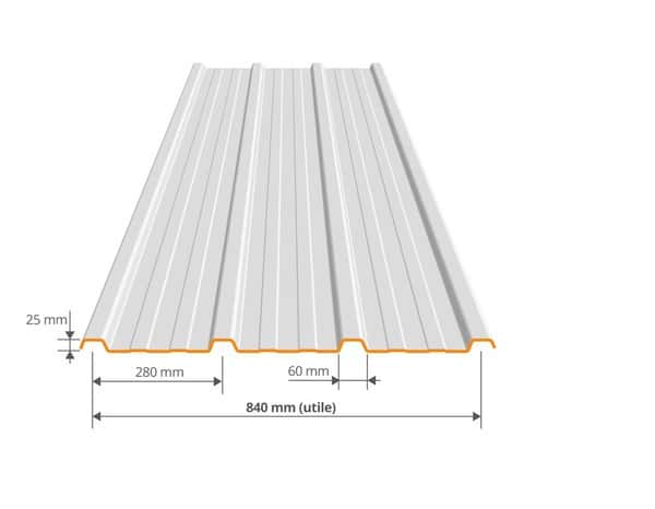 Plaque bac acier rouge 3 x 0,9 m - Bacacier - Brico Dépôt