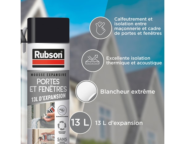 Lot de de 2 mousses expansives isole 500 ml - Rubson - Brico Dépôt