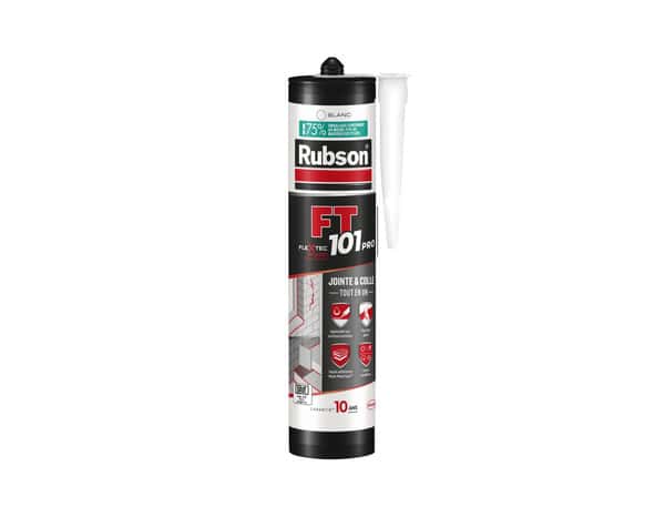 Mastic-colle FlexTec 101 Pro blanc 280 ml - Rubson - Brico Dépôt