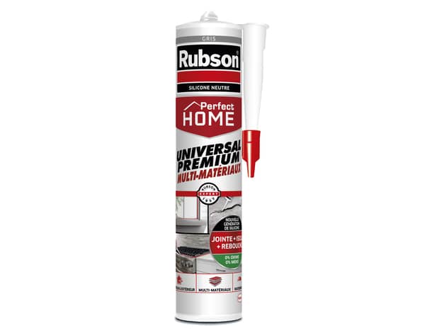 Mastic Perfect Home Universal Premium gris cartouche 280 ml - Rubson - Brico Dépôt