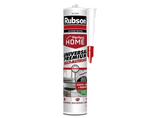 Mastic Perfect Home Universal Premium blanc cartouche 280 ml - Rubson - Brico Dépôt