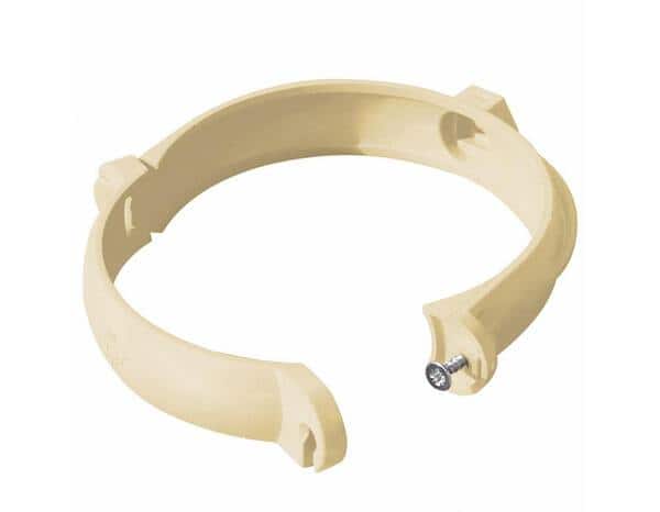 Collier de fixation pour gouttière en PVC Ø 80 mm sable - Brico Dépôt