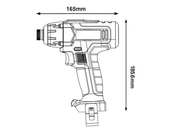 Visseuse à choc sans fil 18V sans batterie - Titan - Brico Dépôt