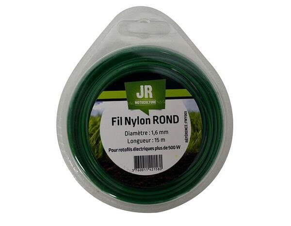 Fil de nylon rond - Longueur. 15 m, Diamètre. 1,6 mm - Brico Dépôt