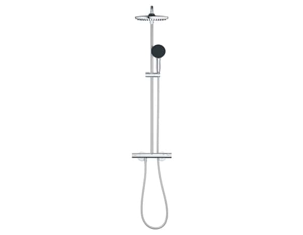 Colonne de douche "Vitalio start system 250" + mitigeur thermostatique - Grohe - Brico Dépôt