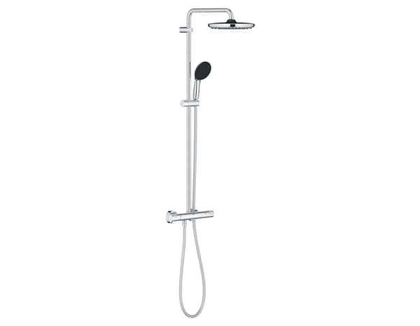 Colonne de douche "Vitalio start system 250" + mitigeur thermostatique - Grohe - Brico Dépôt