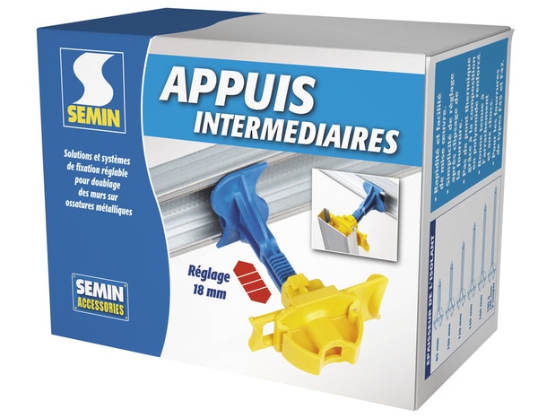 Appui intermédiaire 100 mm - 50x - Semin - Brico Dépôt