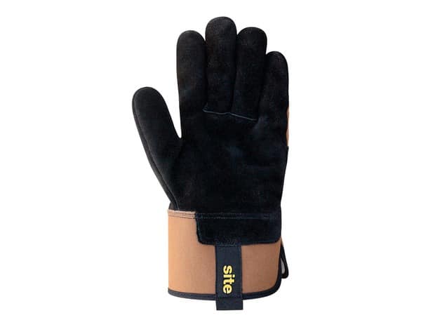 Gants de manutention en cuir doublure polaire - T9 - Site - Brico Dépôt