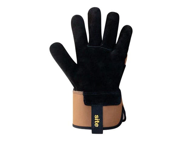 Gants de manutention en cuir doublure polaire - T9 - Site - Brico Dépôt