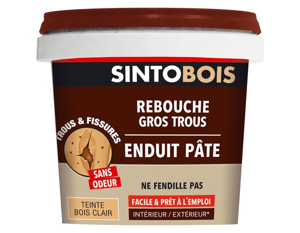 SintoBois Enduit Gros Trous - 500g - Brico Dépôt