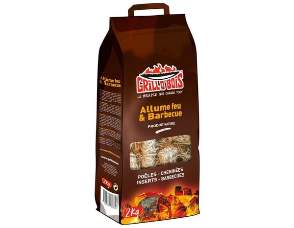 Allume feu et barbecue sachet de 2kg - Brico Dépôt