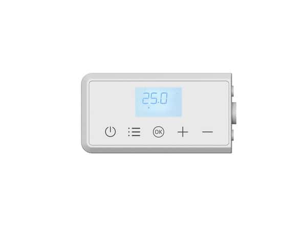 Sèche serviette électrique avec soufflerie 500 W + 1000 W "ACILIA" blanc - Brico Dépôt