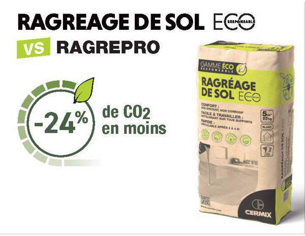 Ragréage de sol "Éco-responsable" blanc - sac de 25 kg - Brico Dépôt