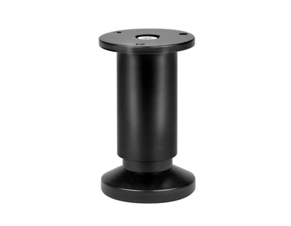 Pied réglable en aluminium noir - H. 100 mm - Brico Dépôt