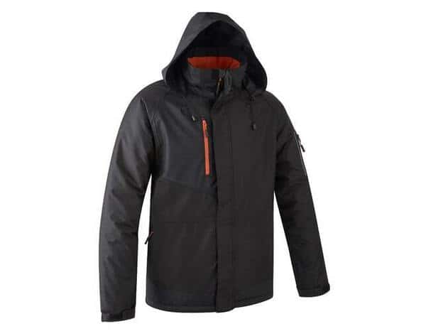 Parka "YUZU" noir doublure polaire et capuche - taille XL - Brico Dépôt