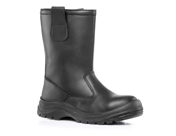 Botte "PERLITE " multi secteurs en cuir fourrée noire -taille 40 - Brico Dépôt