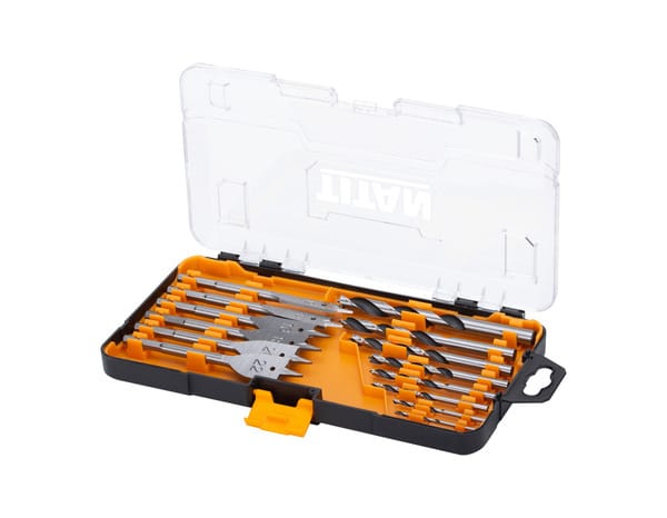 Coffret d'embouts bois pour perceuse et tournevis - 15 pièces - Titan - Brico Dépôt