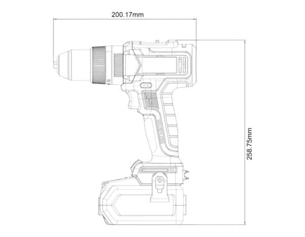 Perceuse à percussion + Batterie 4Ah + 13 accessoires - Titan - Brico Dépôt