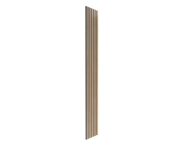 Lot de 2 panneaux décoratifs en HDF et feutrine - H. 260 x L. 30 cm, ép. 13 mm. - Brico Dépôt