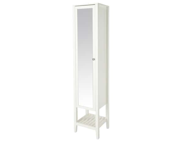 Colonne miroir - perma blanc - H. 190 cm - GoodHome - Brico Dépôt