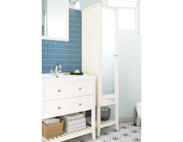 Colonne miroir - perma blanc - H. 190 cm - GoodHome - Brico Dépôt