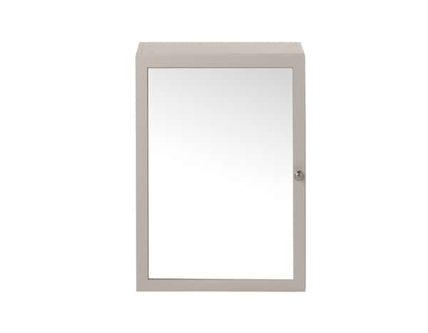 Armoire murale + miroir - perma gris - H. 70cm x l. 50cm - GoodHome - Brico Dépôt