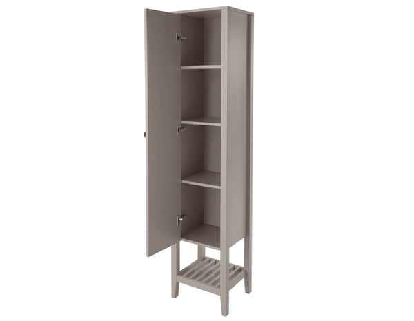 Colonne miroir - Perma Gris - H. 190 cm - GoodHome - Brico Dépôt