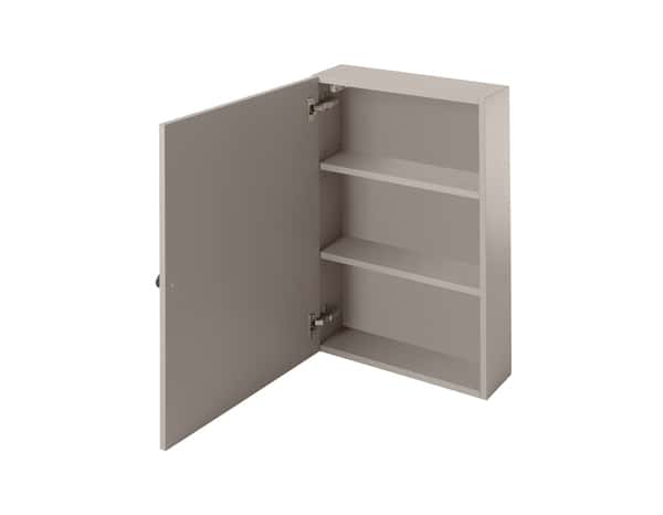 Armoire murale + miroir - perma gris - H. 70cm x l. 50cm - GoodHome - Brico Dépôt