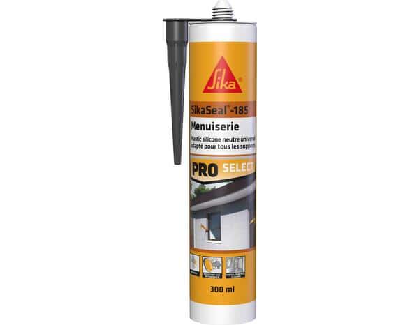 Mastic silicone Sikaseal anthracite pour tous supports intérieur et extérieur - 300 ml  - Sika - Brico Dépôt