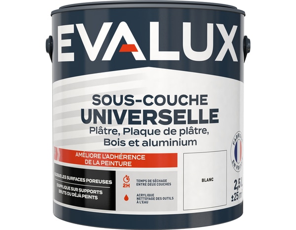 Sous couche universelle 2,5 L - Evalux - Brico Dépôt