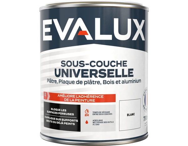 Sous couche universelle 0,75 L - Evalux - Brico Dépôt