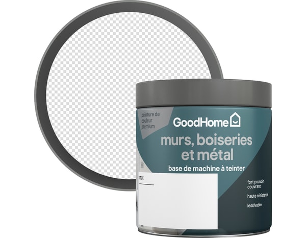 Peinture murs, boiseries et métal 236 ml mat Base C - GoodHome - Brico Dépôt