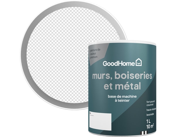 Peinture murs, boiseries et métal mat 1 L Base B - GoodHome - Brico Dépôt