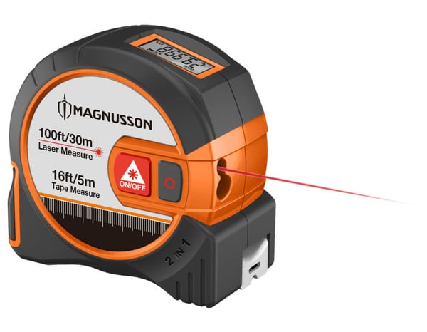 Mètre ruban 5 m avec laser intégré 30 m - Brico Dépôt