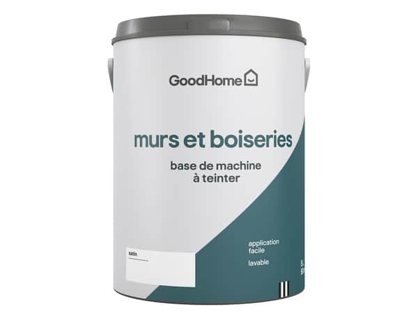 Peinture murs, boiseries et métal satin 5 L Base B - GoodHome - Brico Dépôt