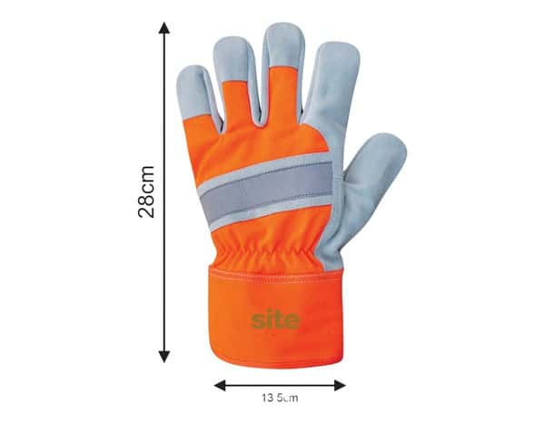 Gants thermique de manutention en cuir et polyester T9 - Site - Brico Dépôt