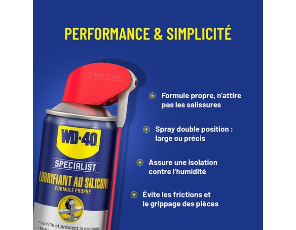 Wd40 specialist lubrifiant silicone 250 ml - WD40 - Brico Dépôt