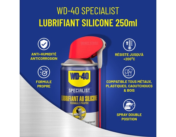 Wd40 specialist lubrifiant silicone 250 ml - WD40 - Brico Dépôt