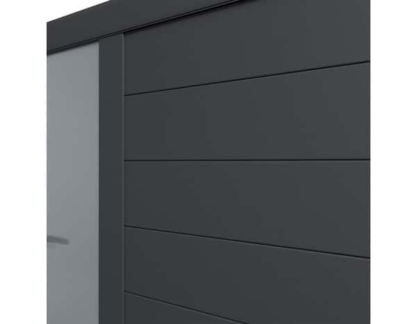 Portail aluminium battant gris anthracite "Olinda" - L. 3 x H. 1,70 m - Brico Dépôt