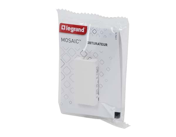 Obturateur 1 module "Mosaic" - Legrand - Brico Dépôt