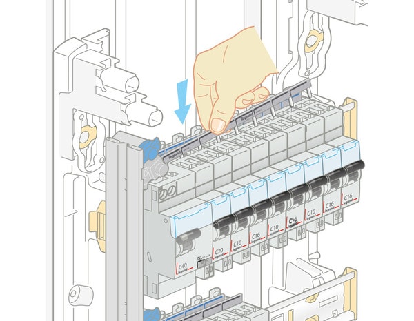 Barre d’alimentation réversible horizontale - Legrand - Brico Dépôt