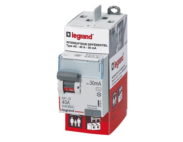 Interrupteur différentiel 30 mA 40A type AC - Legrand - Brico Dépôt