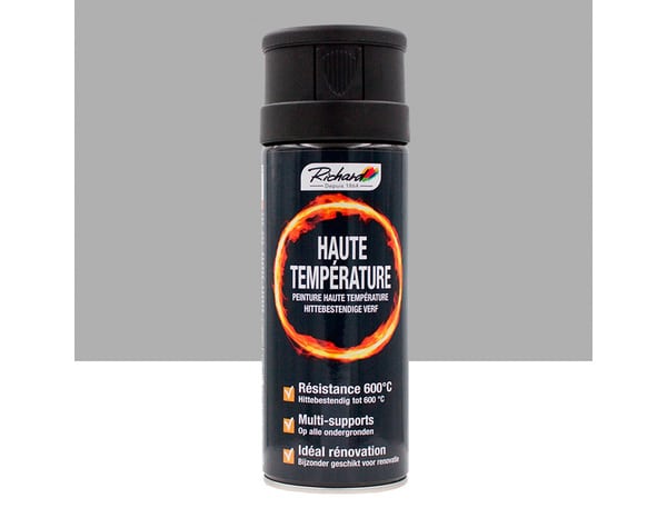 Aerosol 400 ml Haute température Gris - Richard - Brico Dépôt