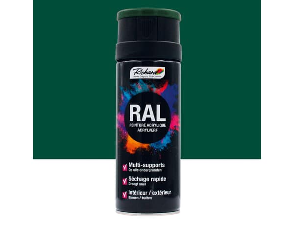 Aerosol 400 ml RAL6005 Vert - Richard - Brico Dépôt