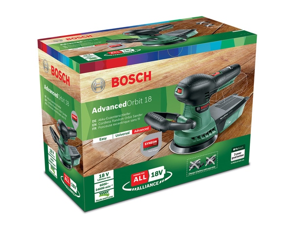 Ponceuse excentrique 18 V - Bosch - Brico Dépôt