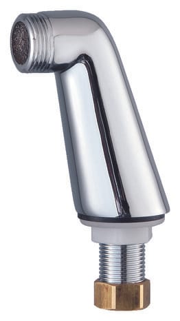 Colonnette chromée pour fixation d'une robinetterie 20x27 mm - Brico Dépôt